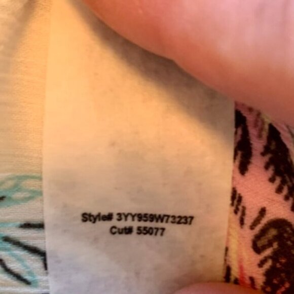 🦋 Signature Studio Butterfly Pattern Sheer Blouse, Pre-Owned, Size S 🌸 - Picture 6 of 17